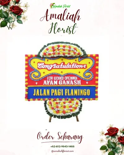 Bunga Papan Congratulation di Jrebeng Kidul